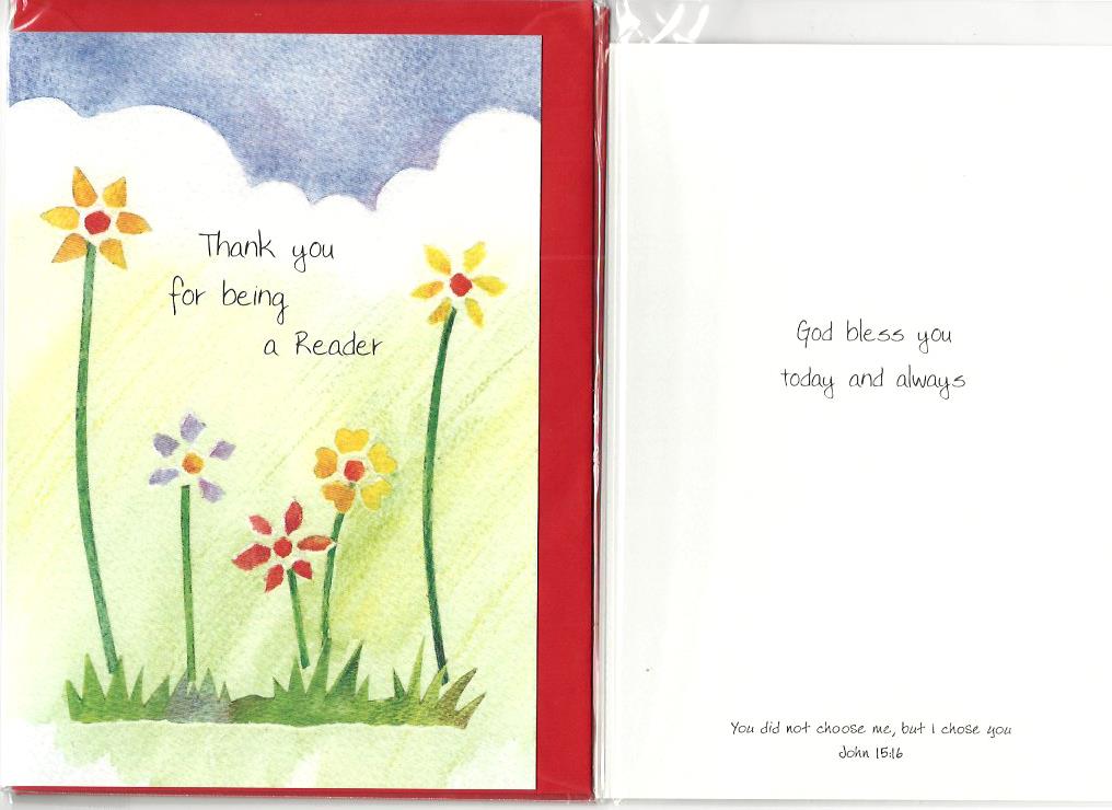 Card - Thank You for Being a Reader 
