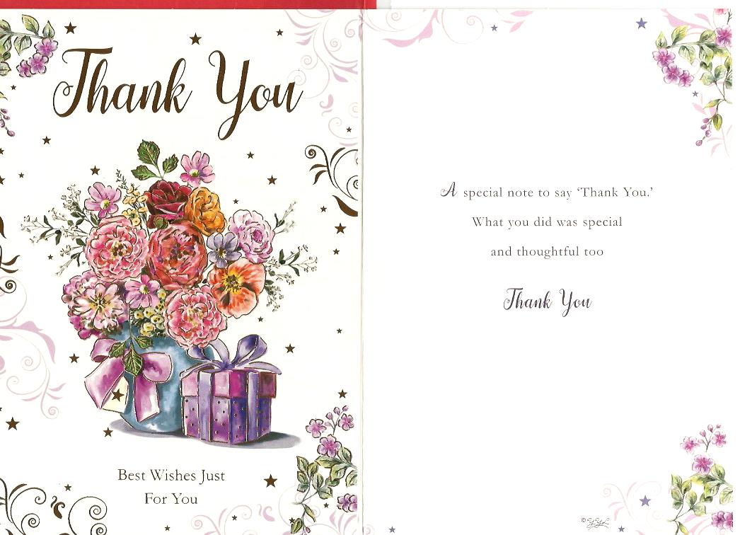 Card - Thank You Best Wishes ... 531702