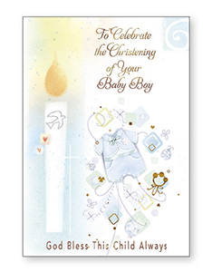 Card - Baptism of Baby Boy