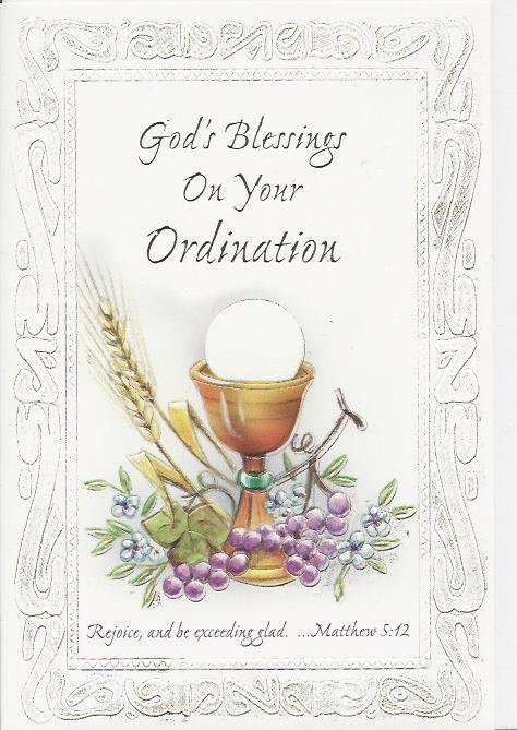 Card - God's Blessings on Your Ordination 517266