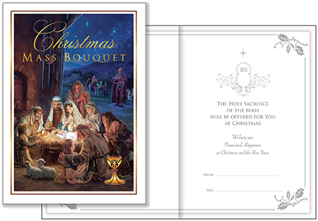 Card - Christmas Mass Bouquet 533469