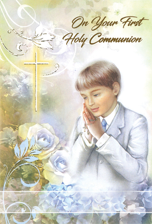 Card - On Your First Holy Communion (Boy)