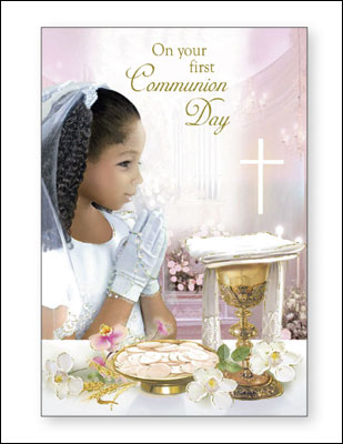 Card - On Your First Communion Day (Girl)