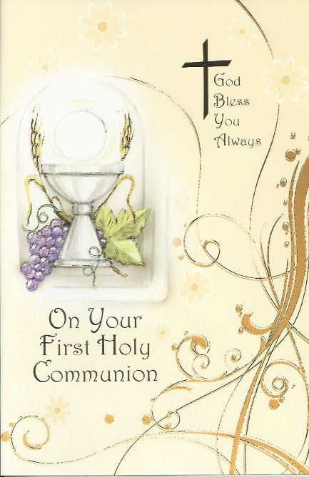 First Holy Communion Gift Cards
