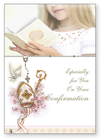 Confirmation Card Girl 