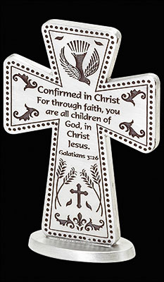 Confirmation Pewter Cross