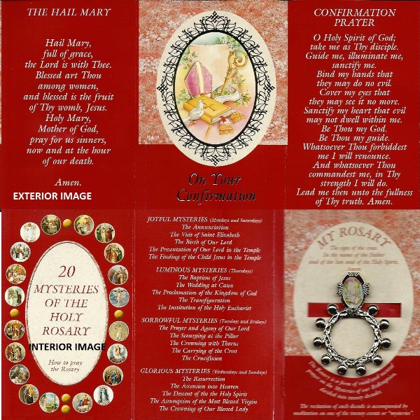 20 Mysteries of the Rosary/Rosary Ring - Confirmation