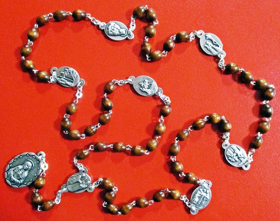 Rosary of the Seven Sorrows (Dolour Rosary) - Black