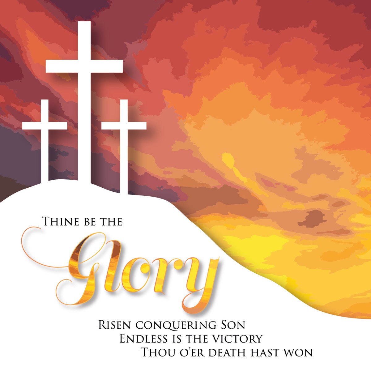 Thine be the Glory Easter Cards (Pack of 5)