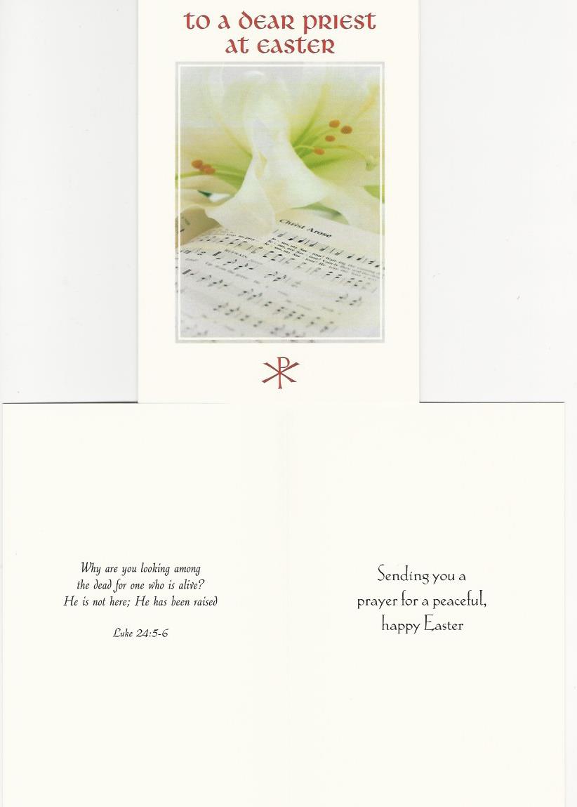 Easter Card - To a Dear Priest 534819