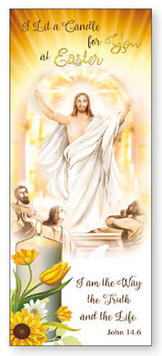 Easter Card - I Lit a Candle for You at Easter 534462