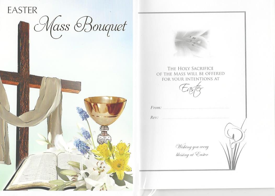 Easter Mass Bouquet Card - 534459