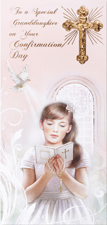 Confirmation Boxed Card/Granddaughter