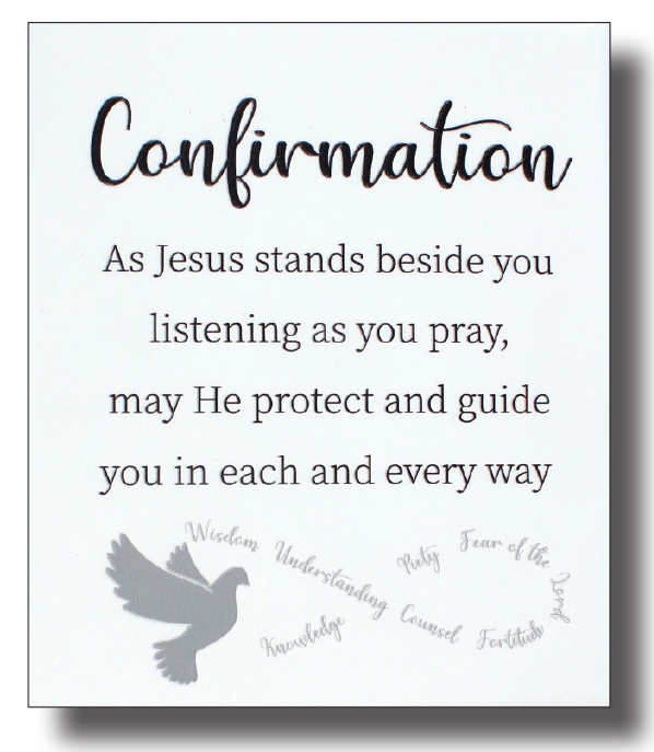 Ceramic Plaque - Confirmation