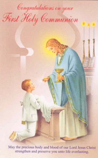 First Holy Communion Gift Cards