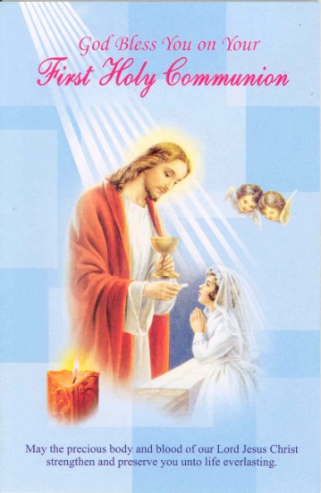 First Holy Communion Gift Cards