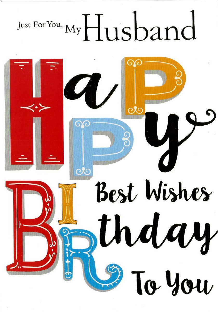 Just For You, My Husband HAPPY BIRTHDAY 537729