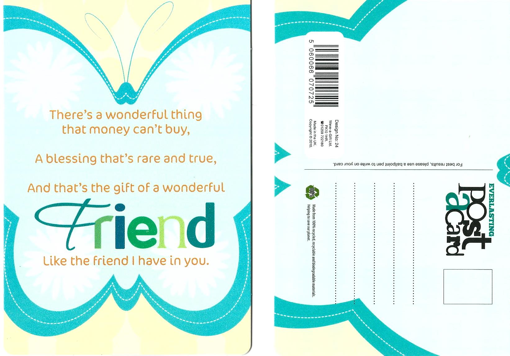 Friend - Post-a-Card 101891