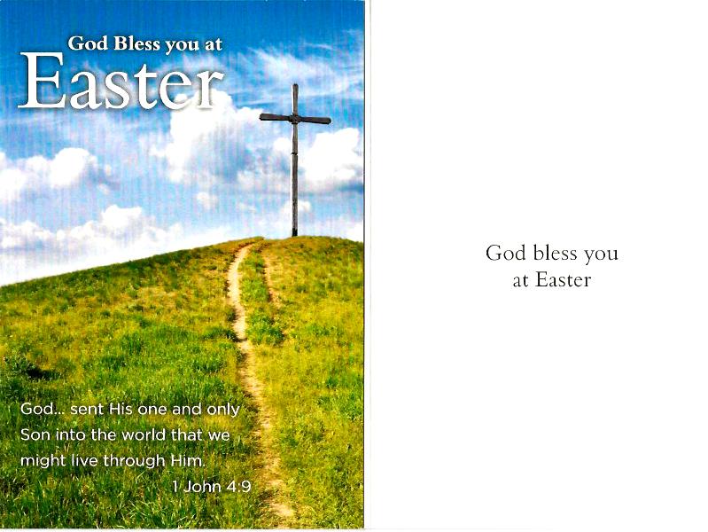 God Bless You at Easter - Charity Cards 537035