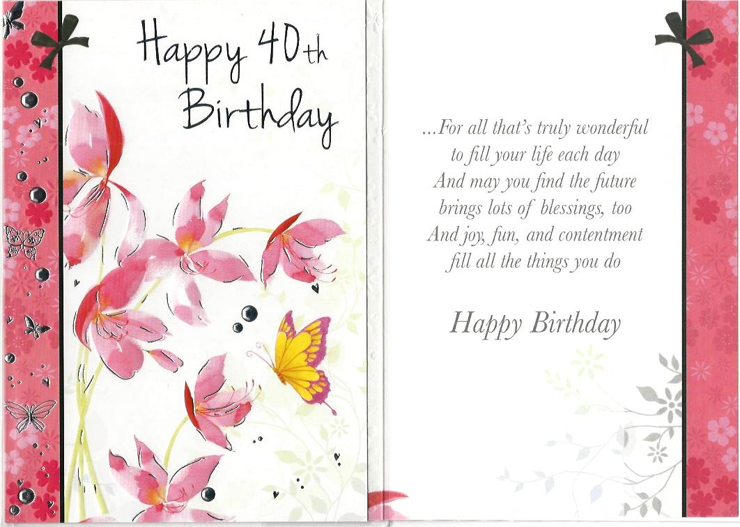 Happy 40th Birthday 531702
