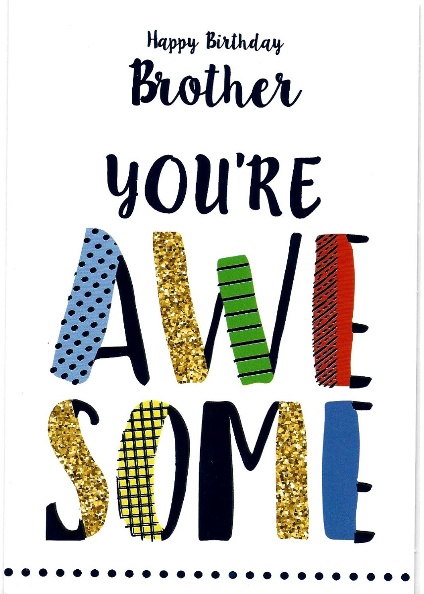 Happy Birthday - Brother You're Awesome 531702