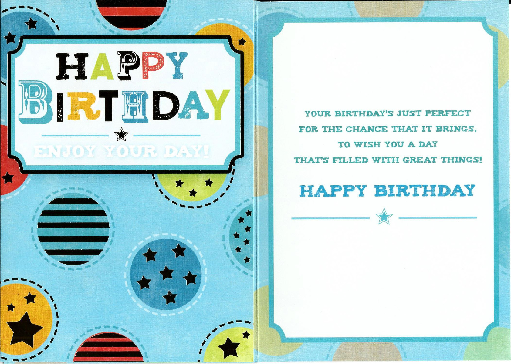 Happy Birthday Enjoy Your Day! 537806