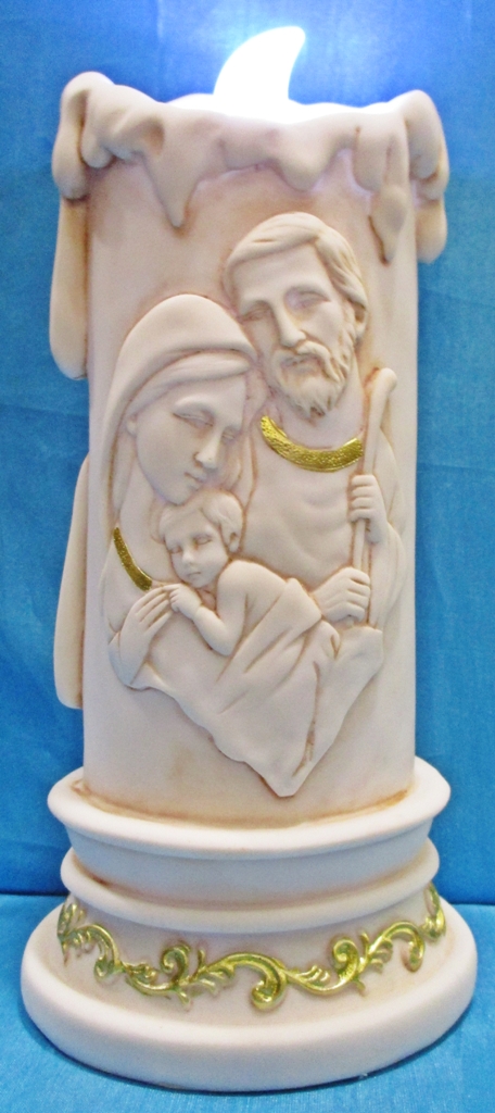 Holy Family Candle LED