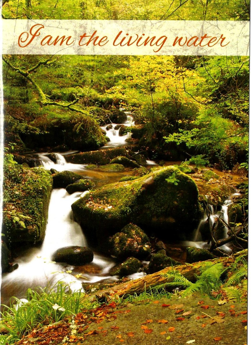 Blank Card - I Am the Living Water 535545