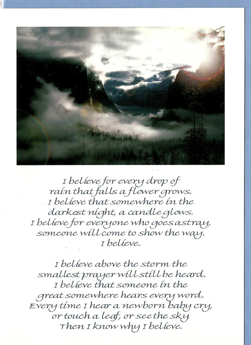 I Believe For Every Drop of Rain... 535497