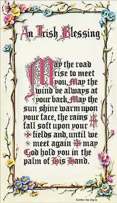 IRISH BLESSING Verse Leaflet 536195