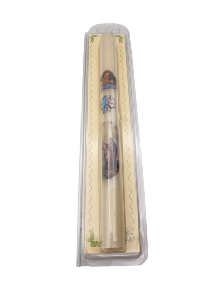 Baptism Candle | Ivory | 2 x 27 cm