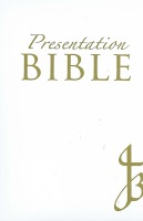 New Jerusalem Bible -  White Leather Presentation Bible