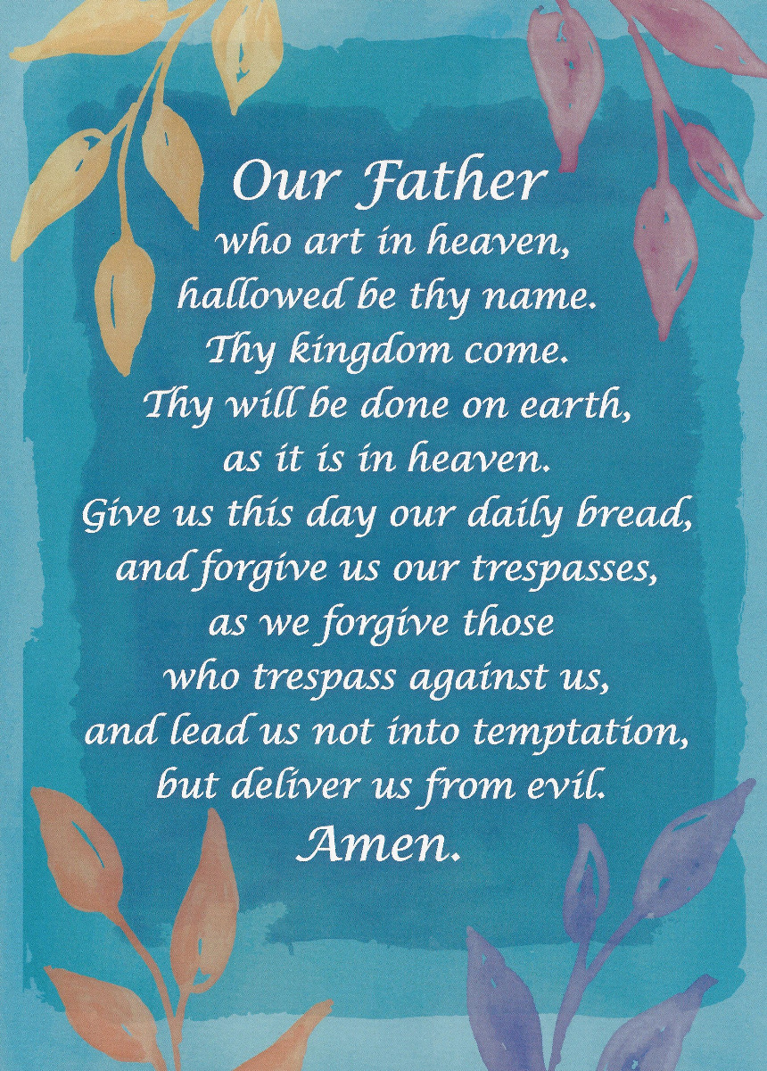 Laminated Poster - Our Father