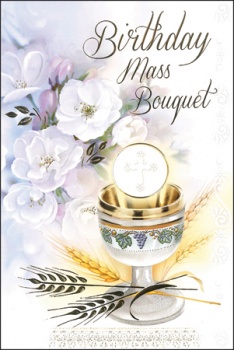Mass Card - Birthday Mass Bouquet - 526036 