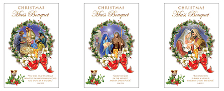 Mass Card - Christmas Mass Bouquet 533839