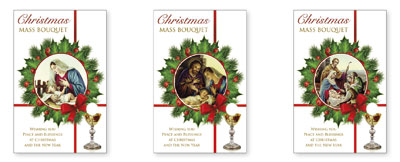 Mass Card - Christmas Mass Bouquet 528470