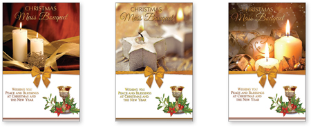 Mass Card - Christmas Mass Bouquet 533465