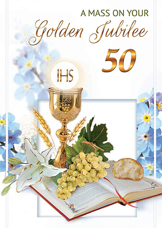 Mass Card - Golden Jubilee 50