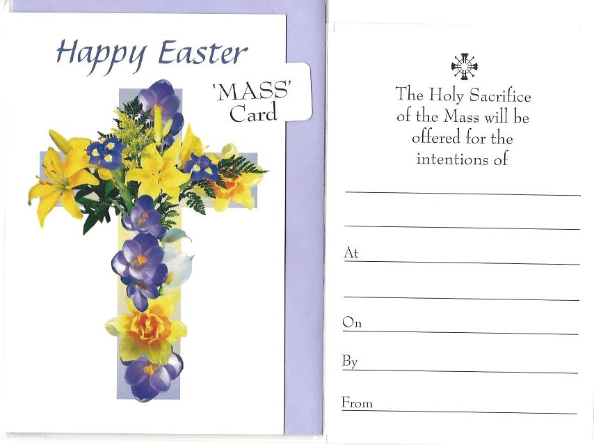 Happy Easter Mass Card 530788