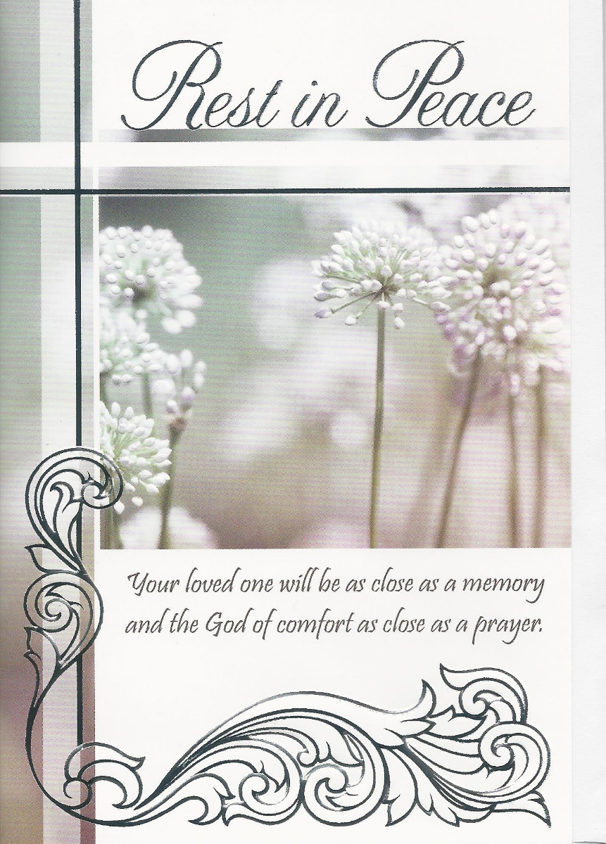 Mass Card - Rest In Peace 523316