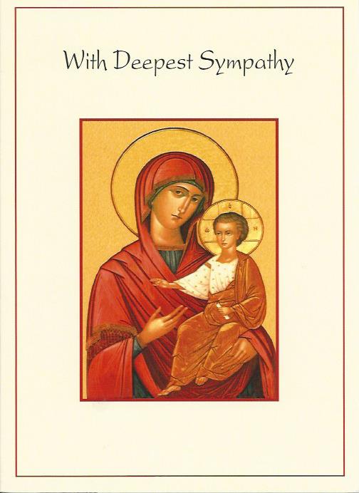 Mass Card - Deepest Sympathy - OL Perpetual Help