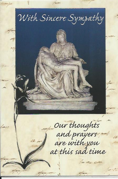 Mass Card - With Sincere Sympathy 517263