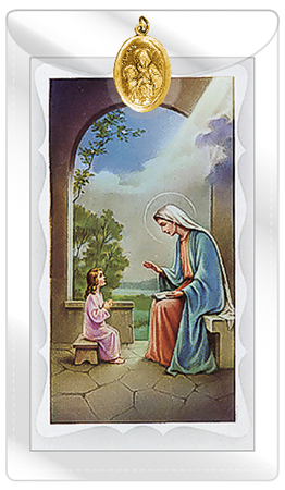 Medal & Leaflet - ST ANNE 523849