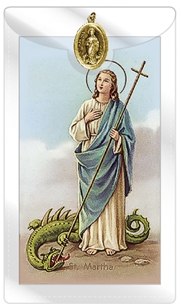 Medal & Leaflet - ST MARTHA 523825