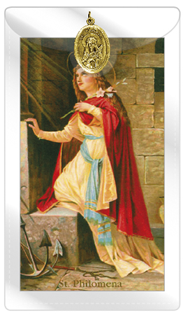 Medal & Leaflet - ST PHILOMENA 523834