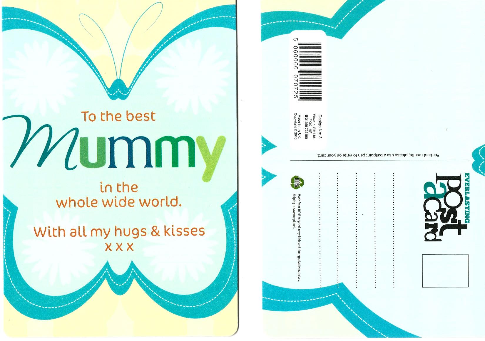 Best Mummy - Post-a-Card 101891