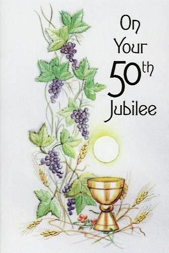 On Your 50th Jubilee Greetings Card 