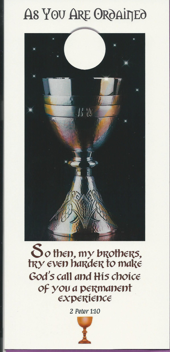 Ordination Card - As You Are Ordained