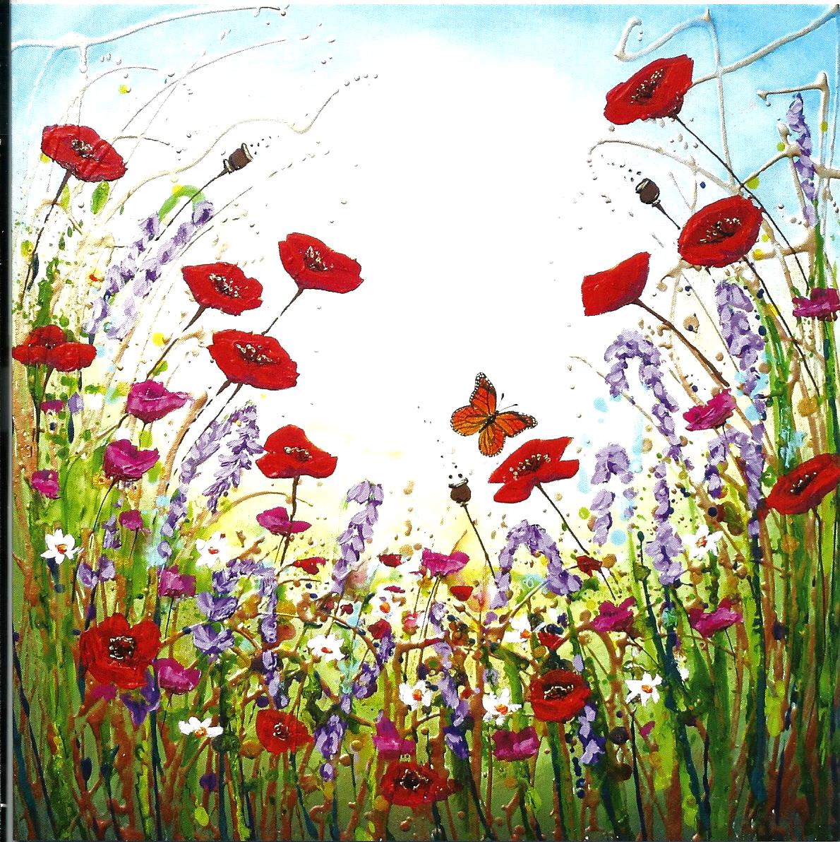 Blank Card - Original Painting by Amanda Dagg 537370