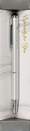 Pen with Cross SILVER 537595